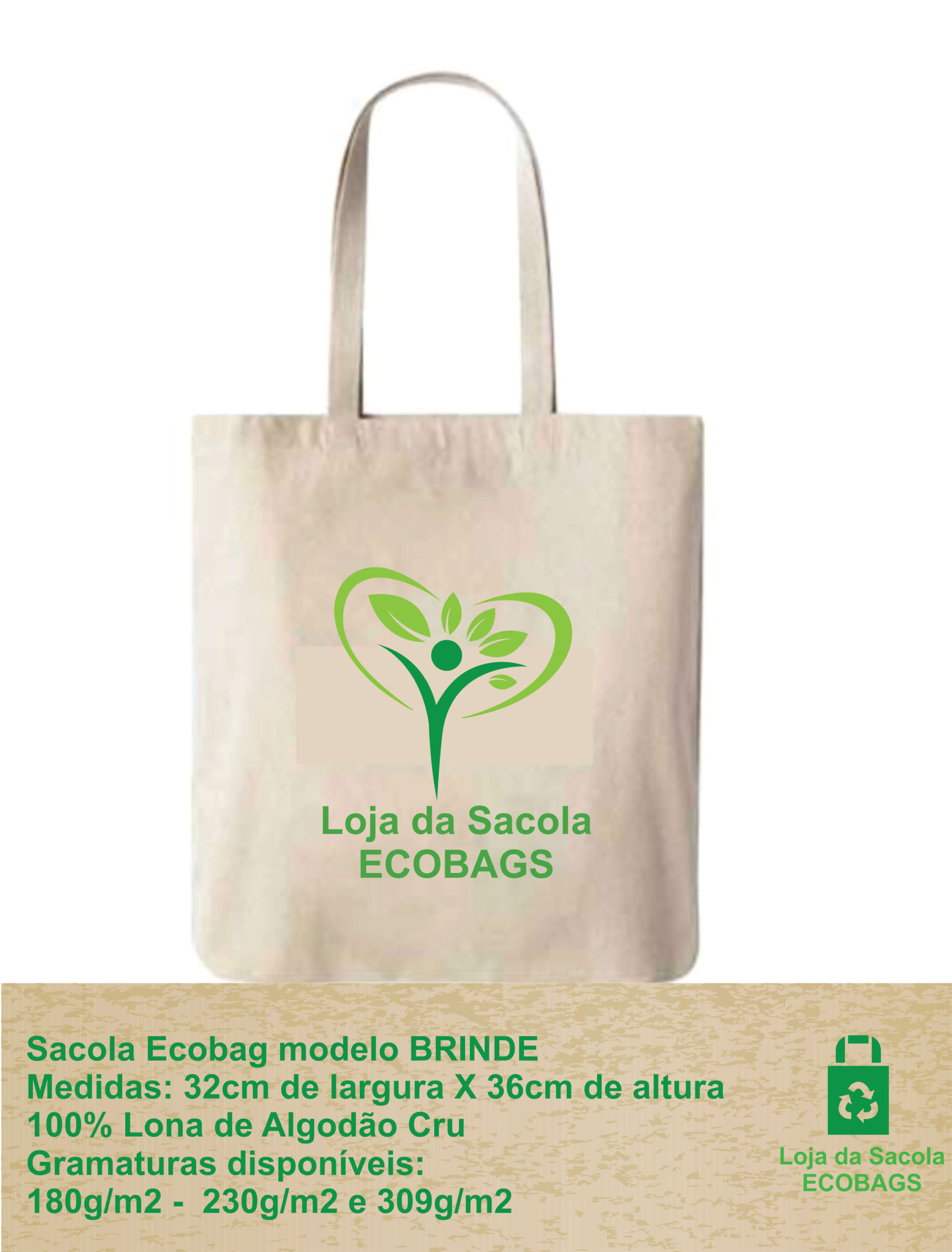 Sacola Ecobag Modelo Brinde