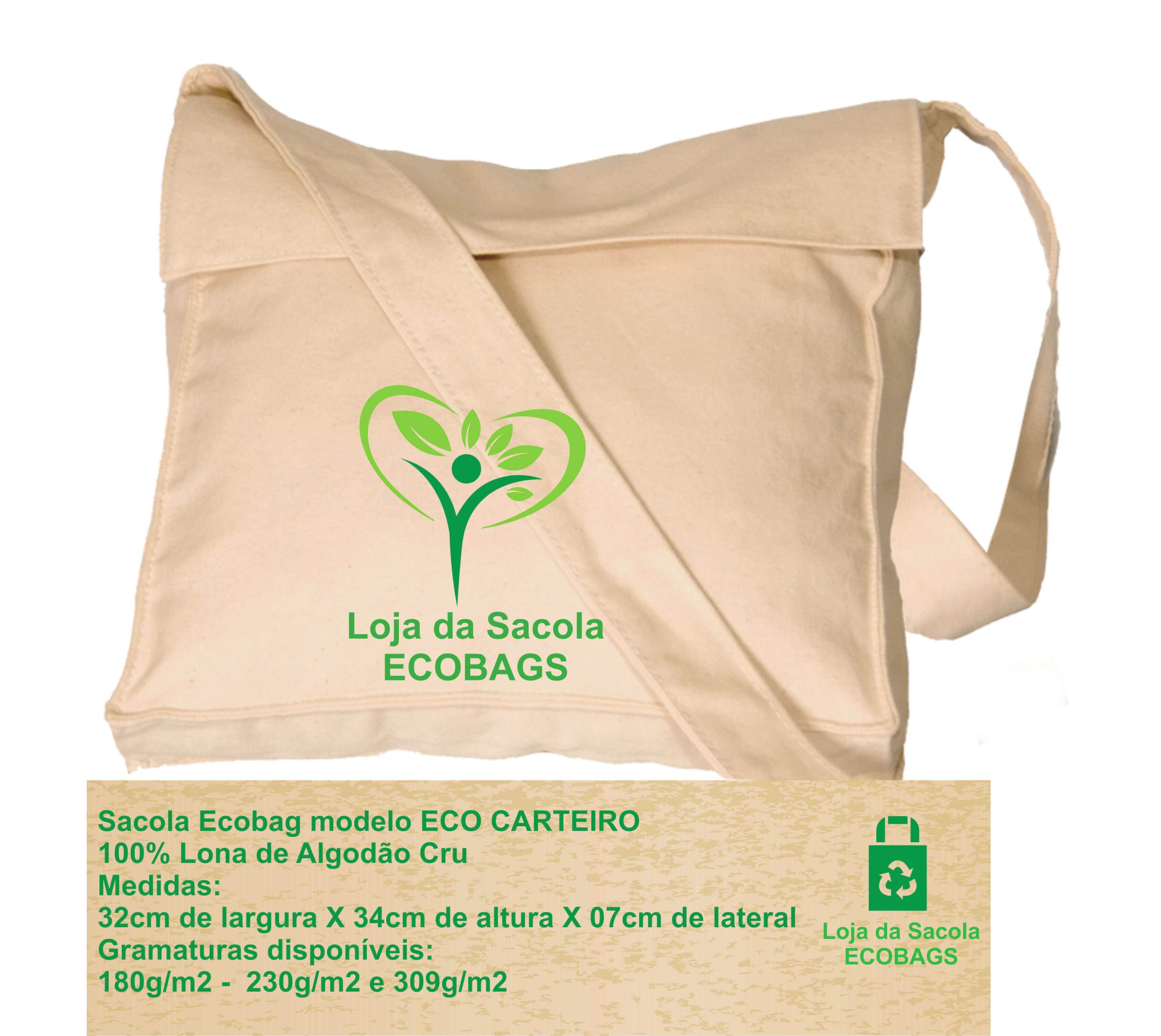 Sacola Ecobag Eco Carteiro