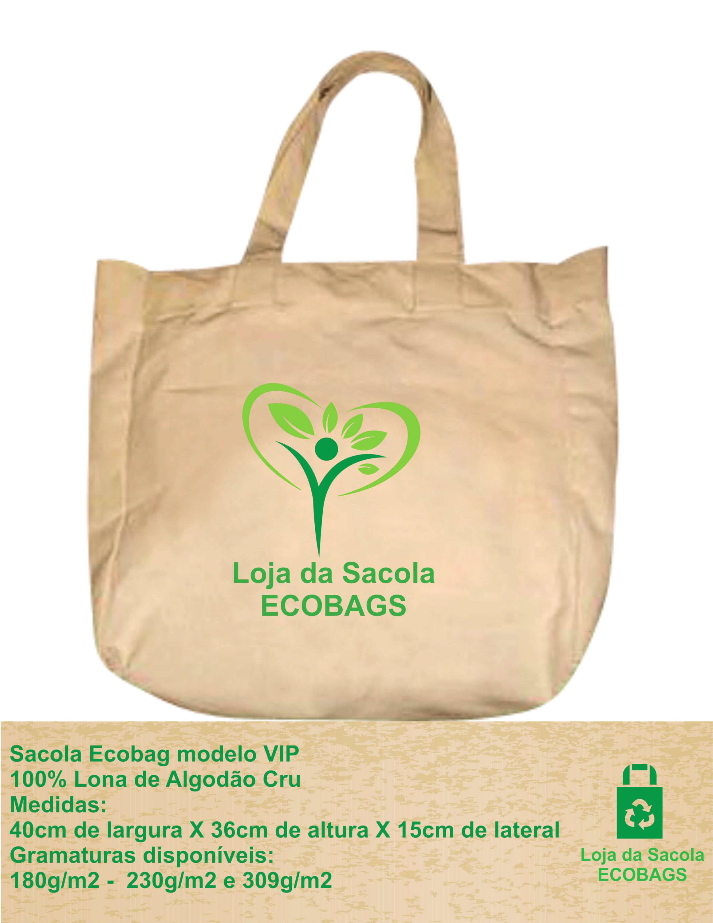 Sacola Ecobag VIP